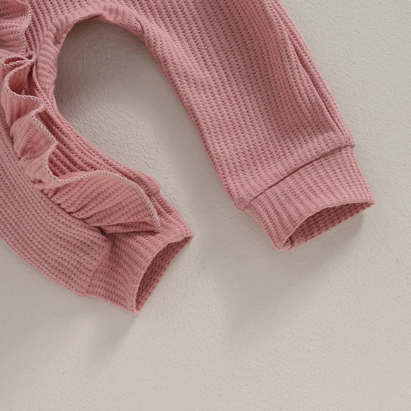 Mädchen Babysuit mit Rüschen – Herbstzauber NolaBloom