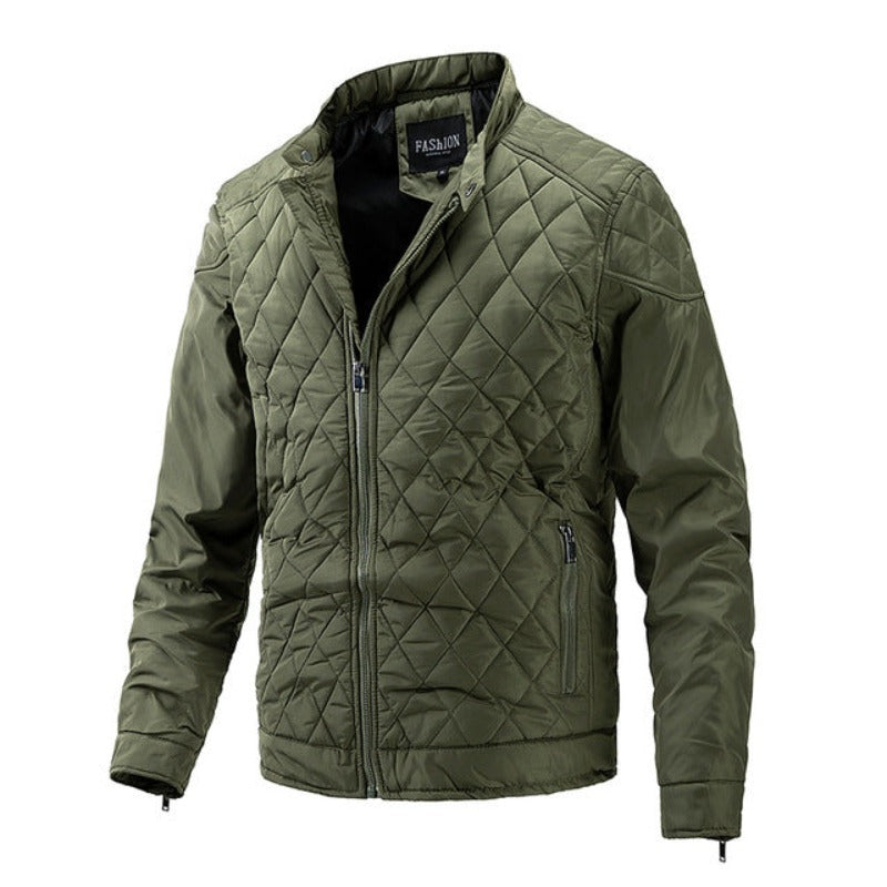 Casual Herren Herbstjacke mit Diamantmuster – Max
