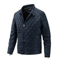 Casual Herren Herbstjacke mit Diamantmuster – Max