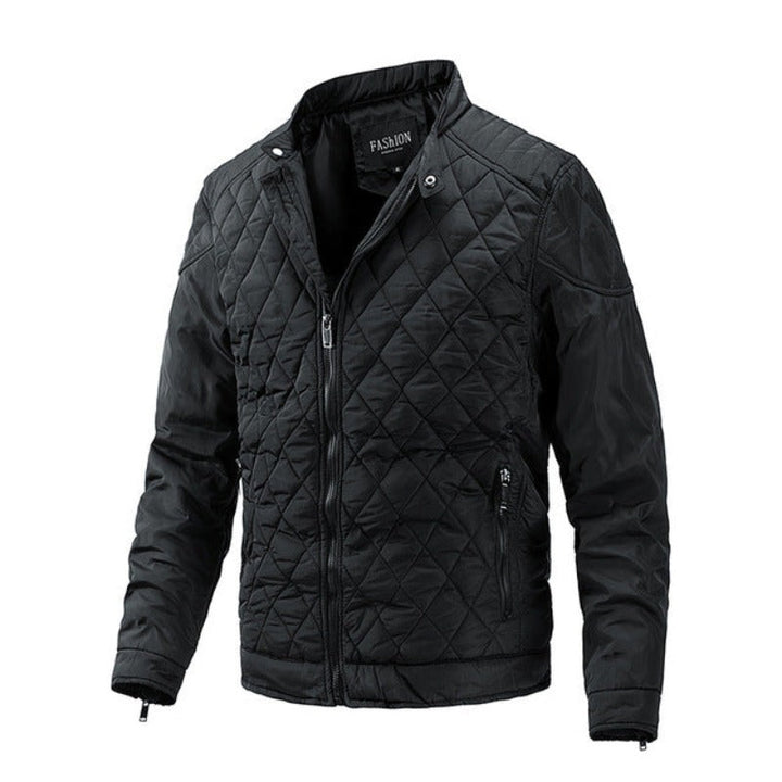 Casual Herren Herbstjacke mit Diamantmuster – Max