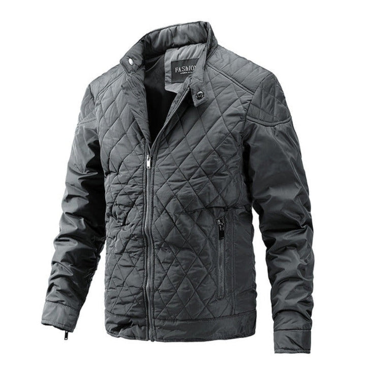 Casual Herren Herbstjacke mit Diamantmuster – Max