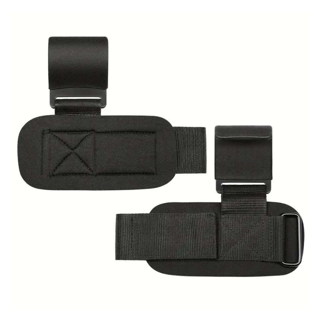 Lifting Hooks mit verstellbarem Handgelenkband - GripMax