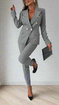 Zweiteiliges Set Damen – Top und Hose in modernem Look – Soraya