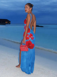 Luftiges langes Sommer-Maxikleid mit fließender Silhouette – Zelda