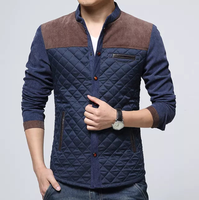 Retro Windjacke mit Stehkragen für Herren – Herbstzauber in Orlando