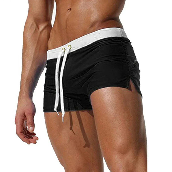 Schnelltrocknende Herren-Schwimmshorts mit Taschen – Leano