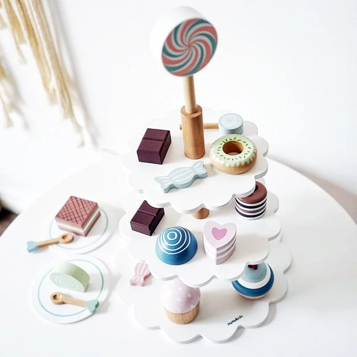 Kreatives Holzspielzeug-Set für Kinderrollenspiele & Lernspaß