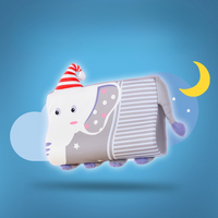 Kinder Nackenkissen mit ergonomischer Stütze – Tiermotiv-Auswahl