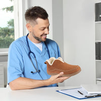 Winter-Barfußhausschuhe mit Fleece-Futter – Amalia