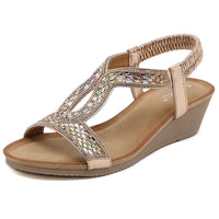 Luxus Damen Sandalen mit Keilabsatz – Celeste