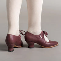 Herbstliche orthopädische Lederpumps – Viviana