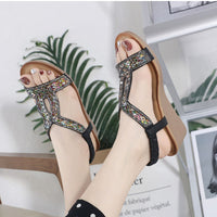 Luxus Damen Sandalen mit Keilabsatz – Celeste