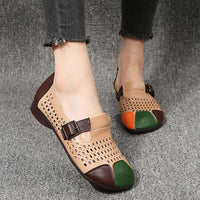 Herbstliche Damen Sandalen mit Schnalle – Zoë