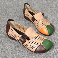 Herbstliche Damen Sandalen mit Schnalle – Zoë