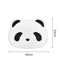 Panda Tischset Kinder, rutschfest, 43x33cm, weiß-schwarz, niedliches Design, Esszimmer Zubehör