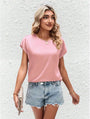Stilvolles Damen Fledermausarm-Shirt mit Rundhals – Milena