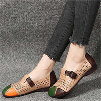 Herbstliche Damen Sandalen mit Schnalle – Zoë