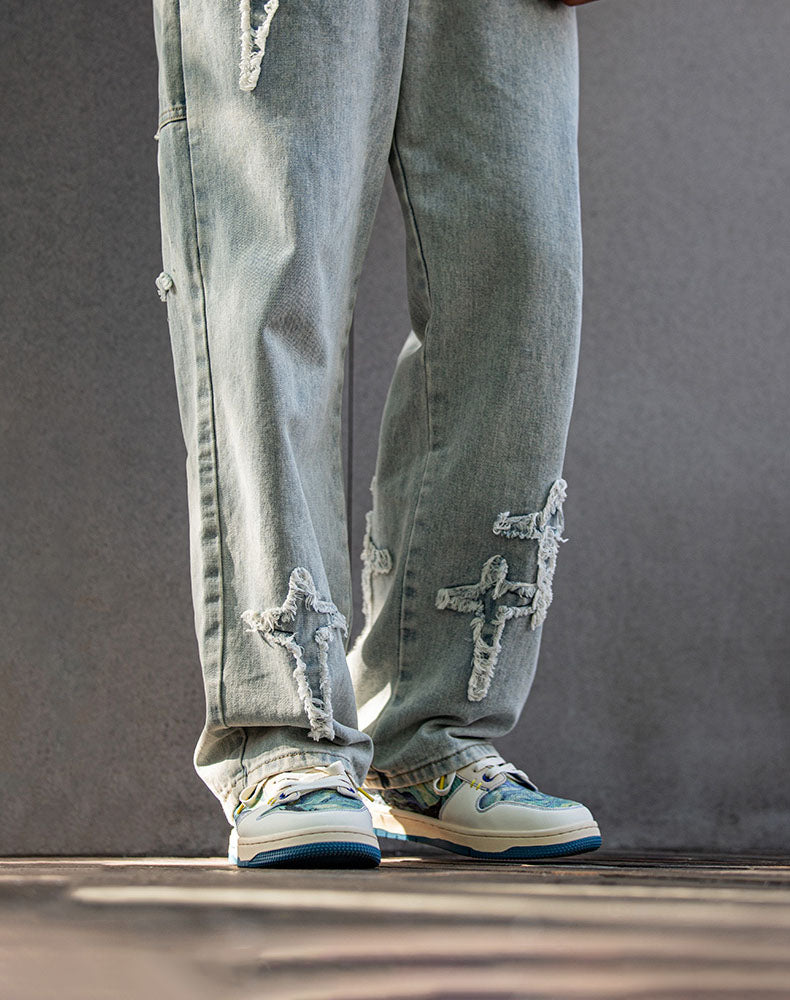 Künstlerische Unisex Sneakers mit Sternennacht-Design & Komfortsohle – Lior