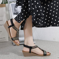 Luxus Damen Sandalen mit Keilabsatz – Celeste