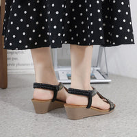 Luxus Damen Sandalen mit Keilabsatz – Celeste