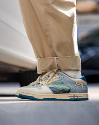 Künstlerische Unisex Sneakers mit Sternennacht-Design & Komfortsohle – Lior