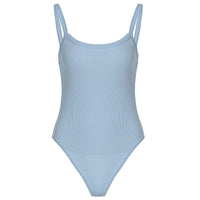 Rippstrukturiertes Damen Bodysuit mit figurbetontem Schnitt – Nea