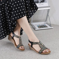 Luxus Damen Sandalen mit Keilabsatz – Celeste