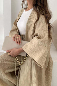 Zweiteiliges Relax-Set mit Weste und Hose – Herbstzauber Alizéa