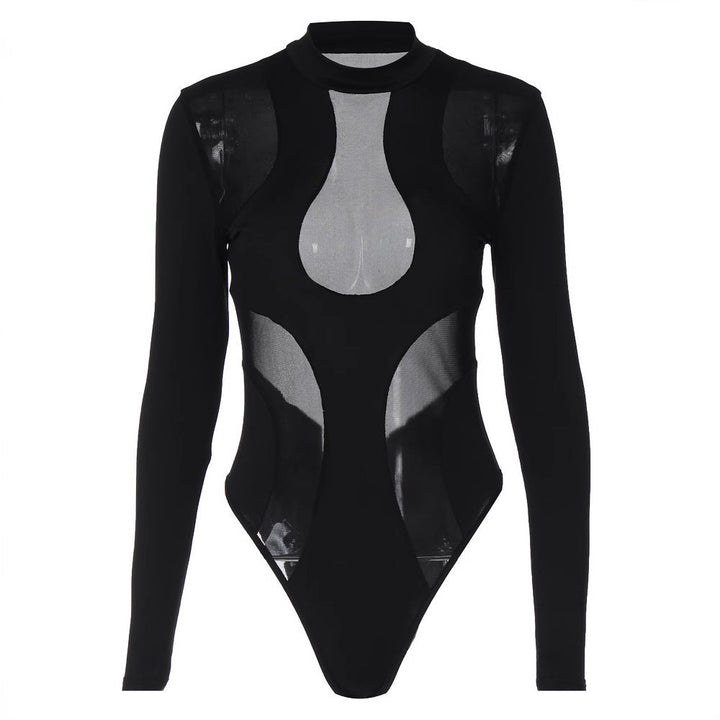 Trendiger Damen Bodysuit mit Cut-Outs & Mesh-Einsätzen – Nayeli