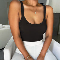 Rippstrukturiertes Damen Bodysuit mit figurbetontem Schnitt – Nea