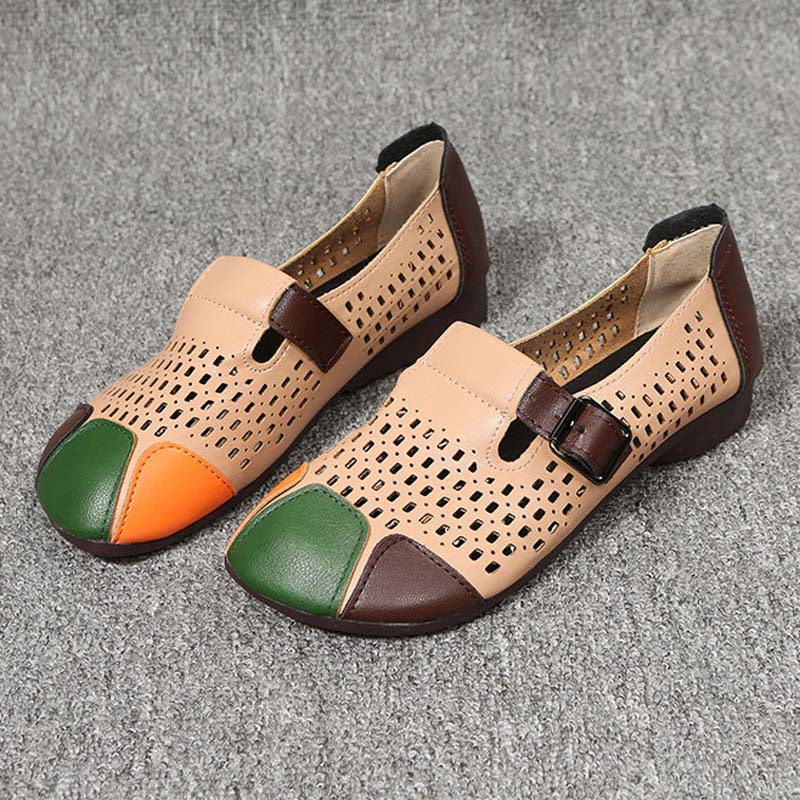 Herbstliche Damen Sandalen mit Schnalle – Zoë