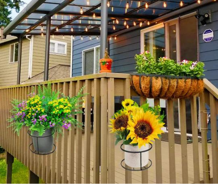 Hängender Geländer Pflanzenhalter – Balconia