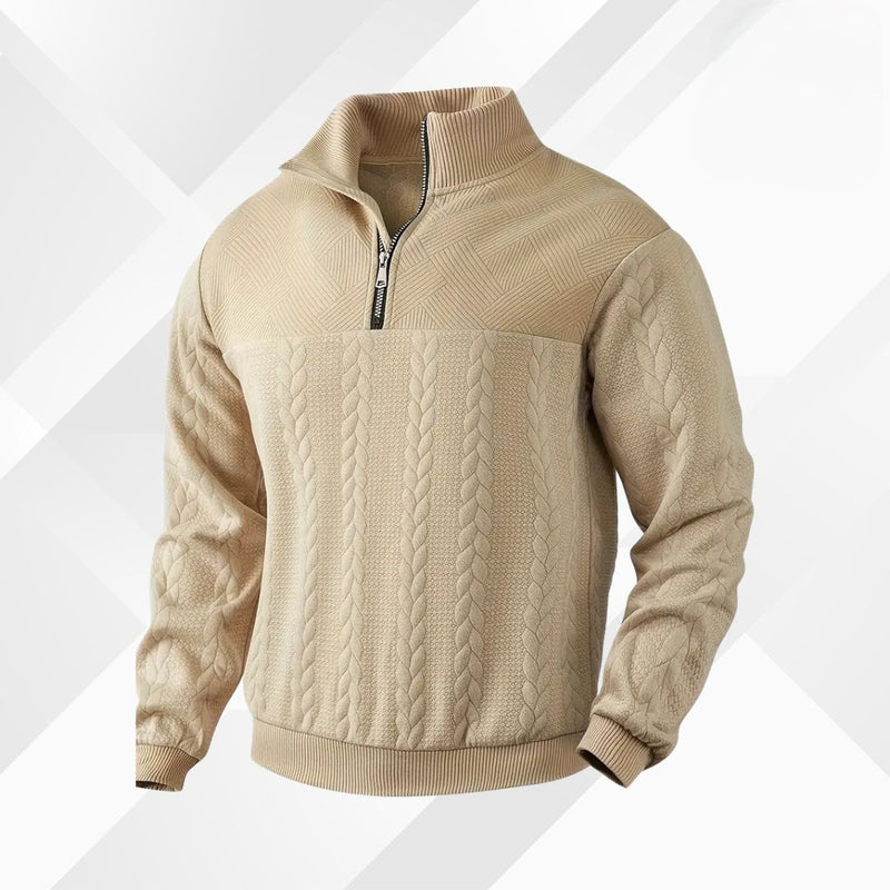 Herren-Pullover mit Kaschmir-Merinowolle – Herbstzauber Severin