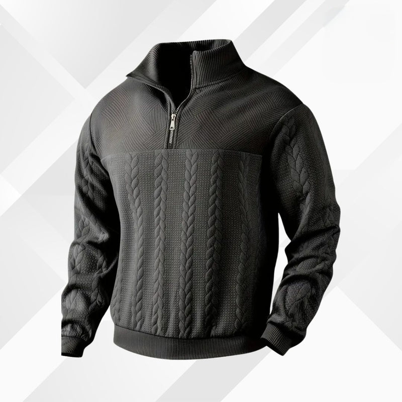 Herren-Pullover mit Kaschmir-Merinowolle – Herbstzauber Severin