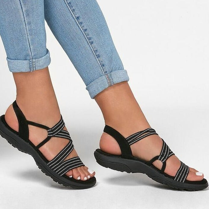 Orthopädische Damen Sandalen mit verstellbaren Riemen – Elvira