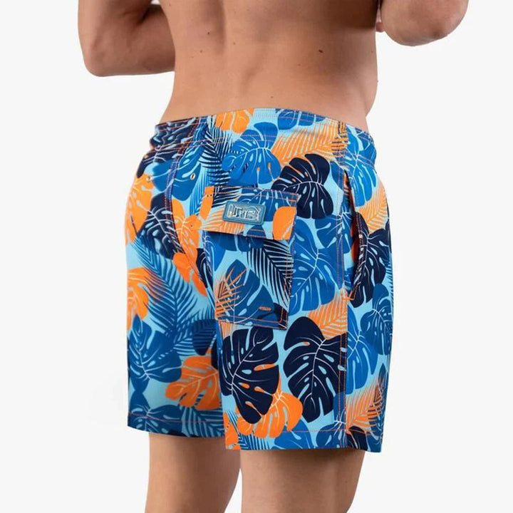 Trendige Herren-Badehose mit Druck – Julien