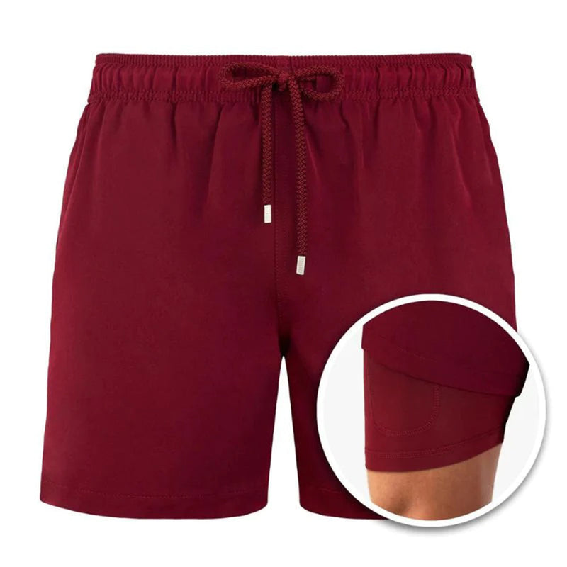 Trendige Herren-Badehose mit Druck – Julien