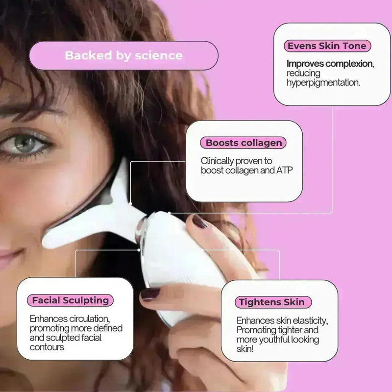 7-in-1 LED Gesichtsstraffungs- & Massagetool – Vénera