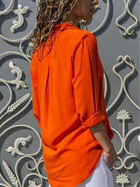 Lockeres Damen-Bluse mit Knopfleiste – Isabella