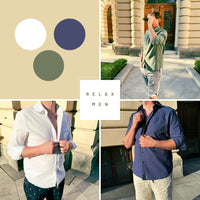 Luftiges Herrenhemd aus Baumwolle – Elias