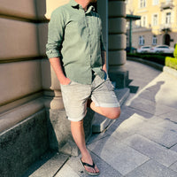 Luftiges Herrenhemd aus Baumwolle – Elias