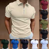 Modernes Slim Fit Polo mit Reißverschluss (1 Kaufen, 1 Gratis) - VestoZip Herren-Polo
