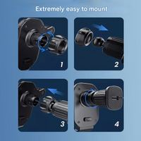 Universelle Auto-Handyhalterung mit Lüftungshaken – Griponix