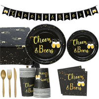 Einweg-Partygeschirr Set „Cheers & Beers“ (für 16 Gäste) – CheersSet Oktoberfest 2025