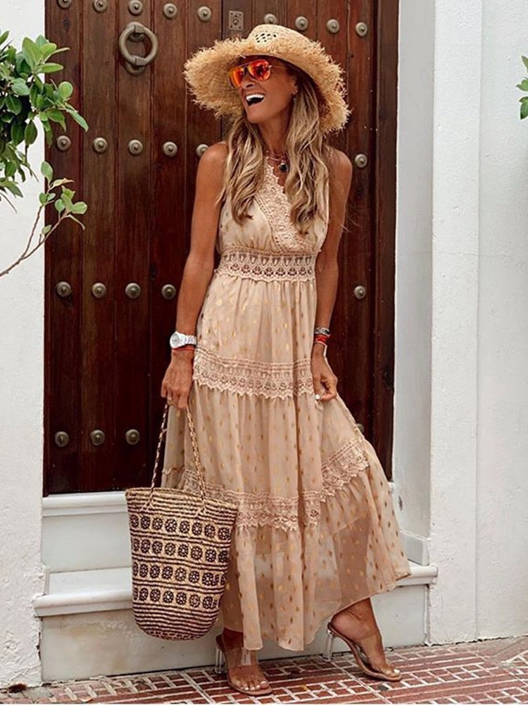 Boho Ibiza Kleid - Solana