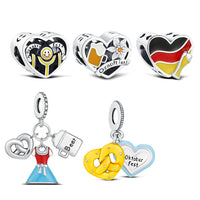 Silberne Armbandanhänger – HerzGlanz Oktoberfest 2025