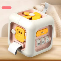 Montessori Lern- und Motorikbrett aus Holz für kreative Frühförderung