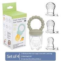 Frucht-Schnuller für Babys – Sicheres Kauen & Selbstständiges Essen lernen (1+1 GRATIS Aktion)