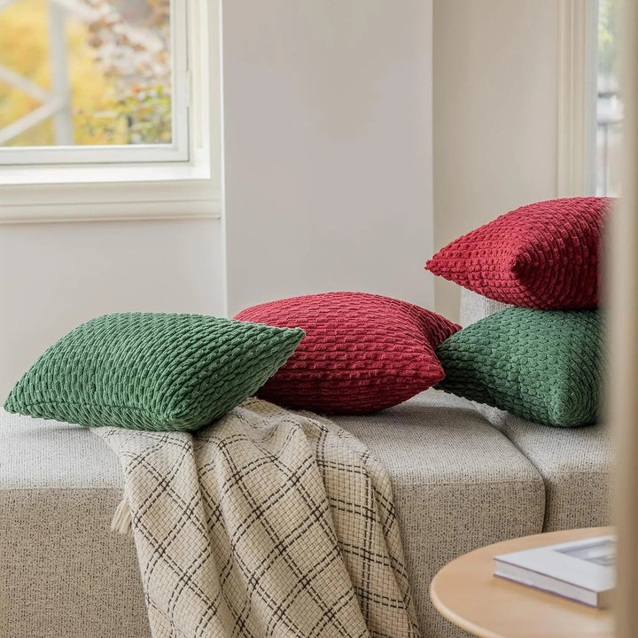 Corduroy Kissenbezüge im Boho-Stil – Velvia