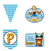 Papier-Wimpelgirlande im Oktoberfest-Design – WimpelFreude Oktoberfest 2025